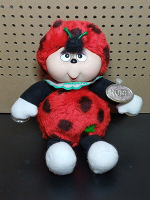 Noel plush ladybug toy, 1990s, excellent condition