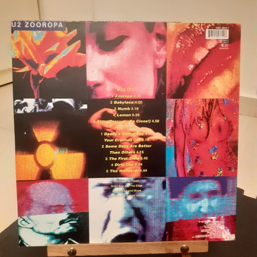 U2 Zooropa Original Vinyl LP 1993 near mint rock album