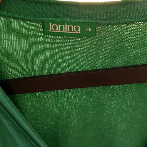 Green long cardigan used, size L
