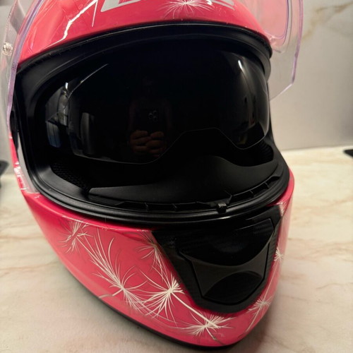 LS2 Stream motorcycle helmet extra small like new with pinlock and sun visor