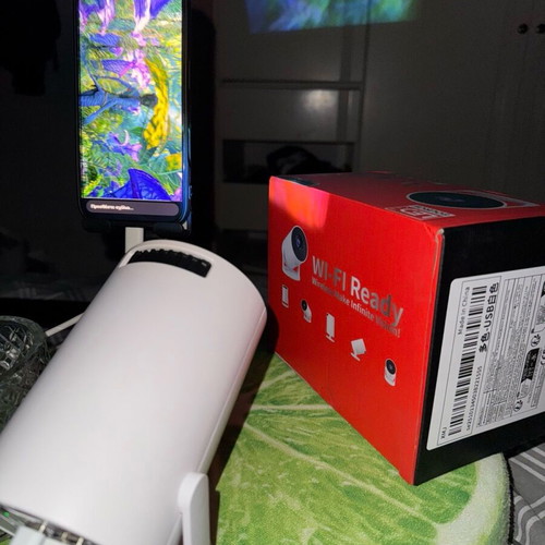 Wireless Mini Projector Wi-Fi new with Type-C charging and phone connection