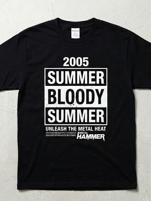 Summer Bloody Summer 2005 Metal Hammer T-shirt καινούργιο, μαύρο, μέγεθος L