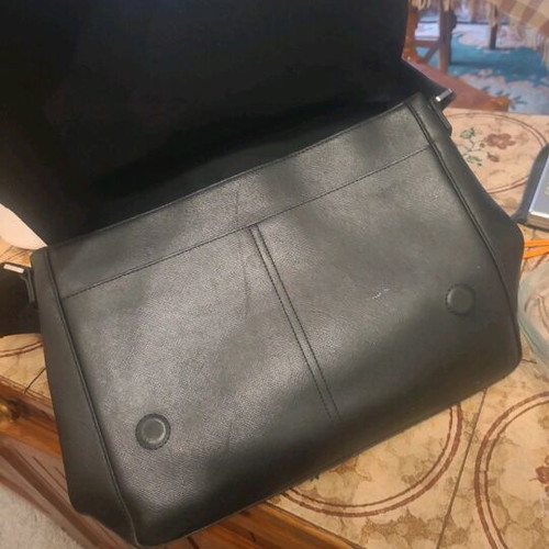 Lancaster men's shoulder bag used, black