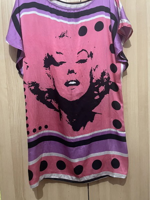Marilyn blouse like new in pink and purple colors