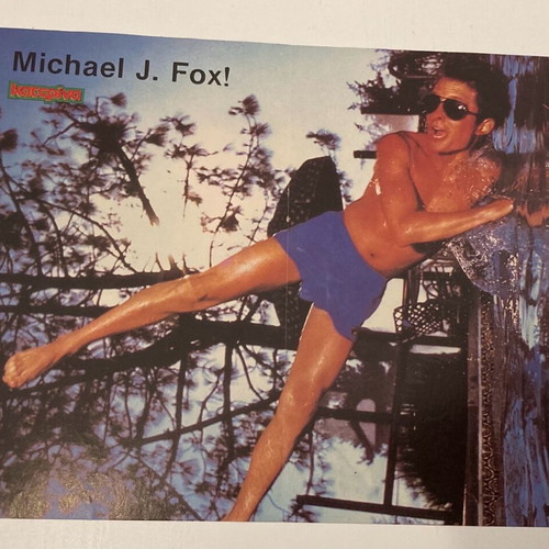 Rob Lowe - Michael J Fox Magazine Poster Katerina In good condition Price 4 Euros