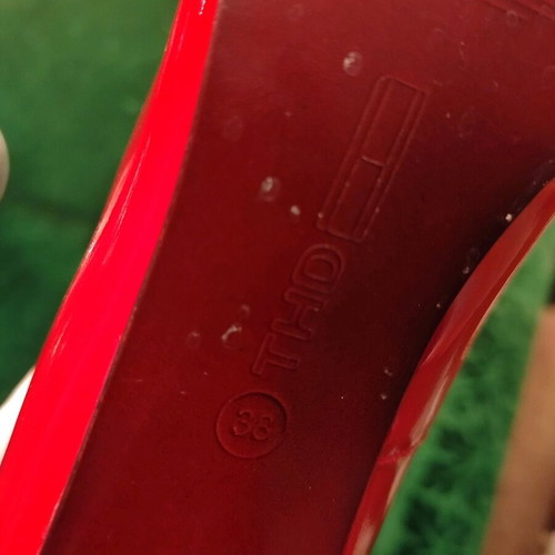 Hilfiger Denim Pumps Size 38 Like New, Red