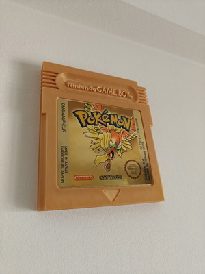 Pokemon Gold Nintendo Game Boy 3D printed wall art like new