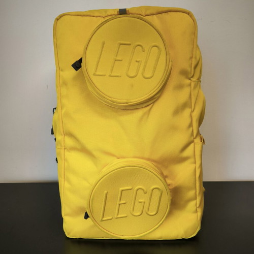 Lego Brick Backpack yellow, like new