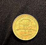  200 lire, republica italiana 1896-1996