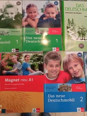 Βιβλία Γερμανικών νέα, επίπεδο Α1-Β1, με CD, 6 τεμάχια