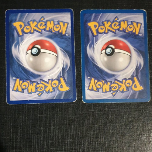 Pokemon cards Abra and Kadabra used, base set