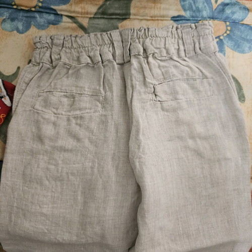 Beige baby pants like new, pack of two