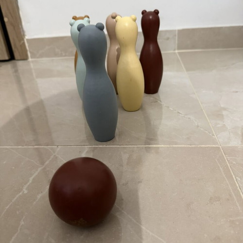 Zara Home wooden bowling set like new