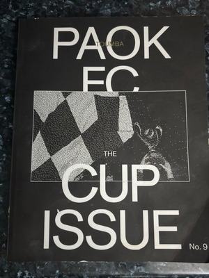 PAOK FC The Cup Issue No.9 like new collectible magazine