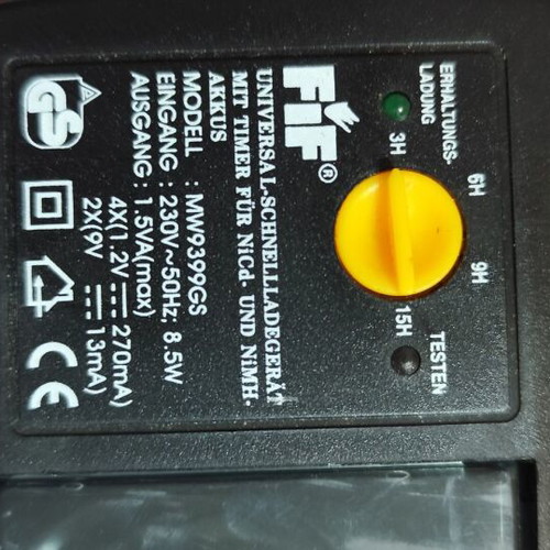 TopCraft MW9399GS universal fast charger with timer like new