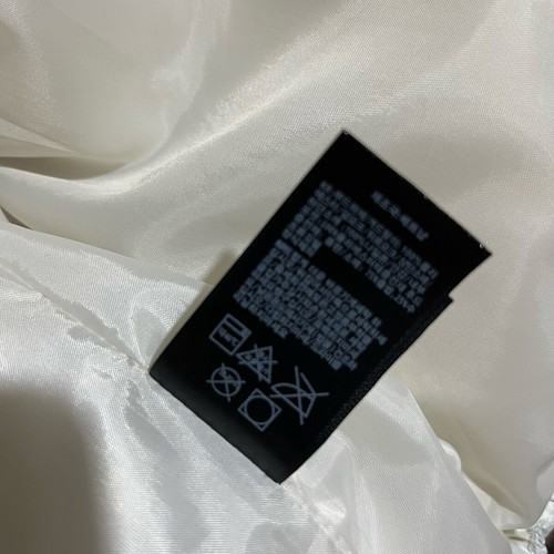 The North Face cropped puffer jacket like new, black and white, size large