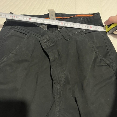 Cargo pants black refurbished, size XS