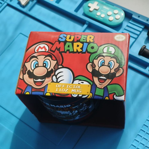 Super Mario All-Stars Mug new, black ceramic