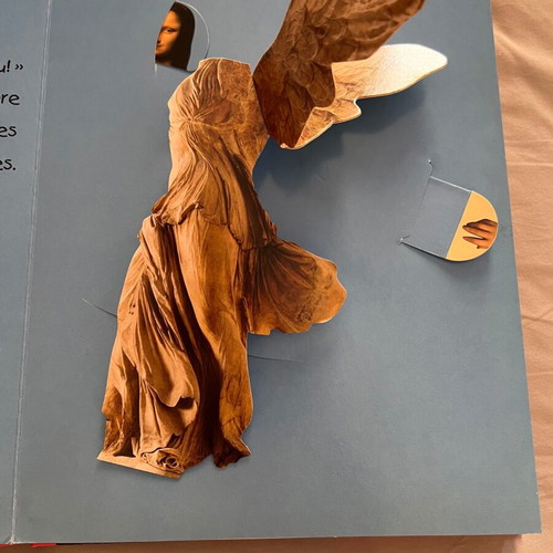 Où es-tu Monna? interactive children's book, like new, Greek language