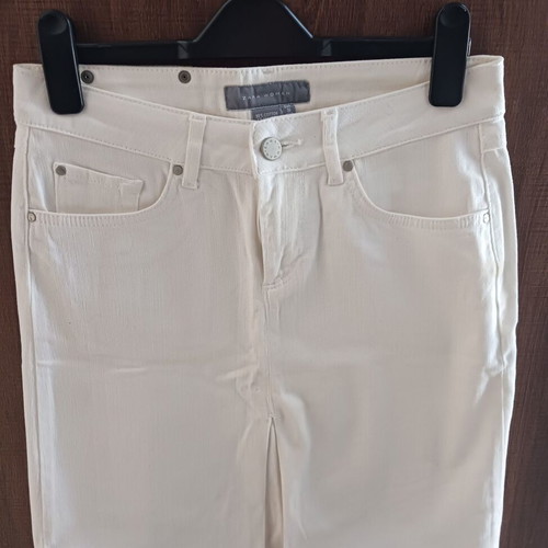 Zara white skirt knee-length like new, size S 36 8