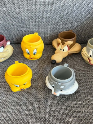 6 Looney Tunes mugs Warner Bros