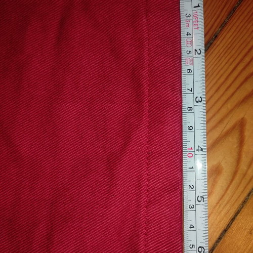 Benetton Red Mom Jeans 90s Vintage Used, Size S