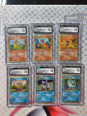 Pokémon TCG Classic 2023 Japanese Complete Evolution Set 6x CGC Gem Mint 10