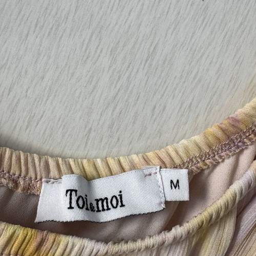 Toi&Moi Mini Dress One Shoulder New, Purple and Yellow
