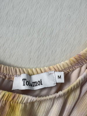 Toi&Moi Mini Dress One Shoulder New, Purple and Yellow