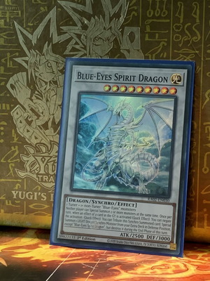 Yu-Gi-Oh! Blue-Eyes Spirit Dragon card new condition