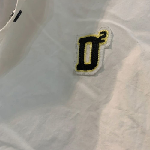 Dsquared2 men's shirt XL like new, white cotton