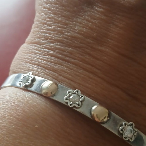 Bracelet silver 925 and gold 585 like new