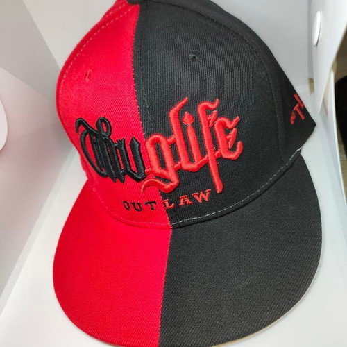 2Pac Thug Life Outlaw Snapback Hat new, red and black