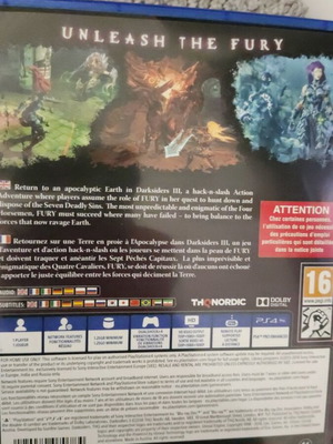 Darksiders 3 PS4 like new