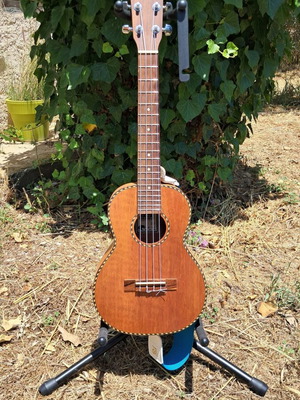 Makai Tenor Ukulele like new with case, solid mango top