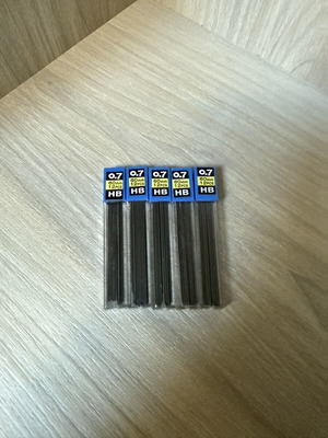 Mechanical pencil leads 0.7 mm, pack of 5