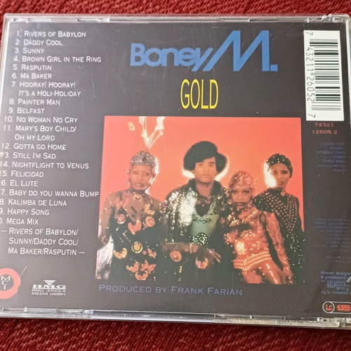 Boney M Gold 20 Super Hits CD like new, pop