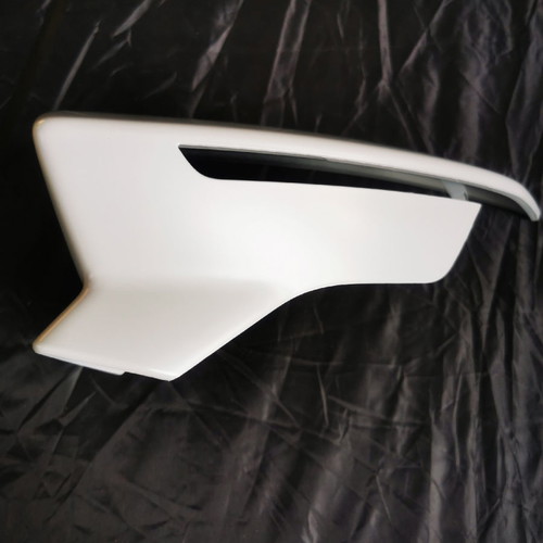 Seat left mirror covers unpainted, set of 2 new