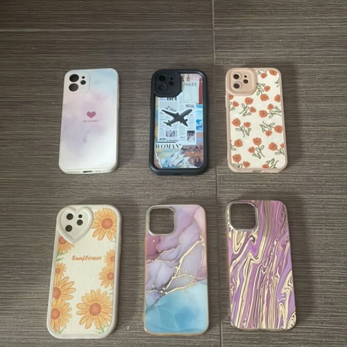iPhone 12 cases used, set of 6