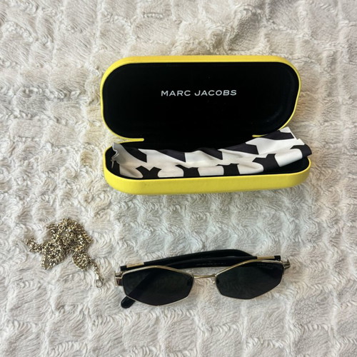 Marc Jacobs Sunglasses MARC 496/S Like New Black & Gold