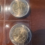 2 Euro commemorative coins Austria set of 5 like new