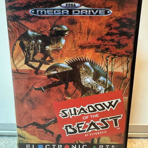 Empty box Sega Mega Drive Shadow of the Beast used