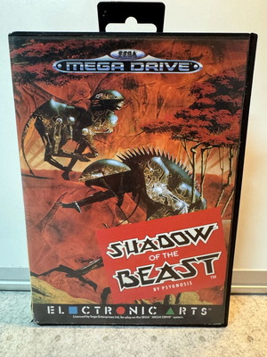 Empty box Sega Mega Drive Shadow of the Beast used