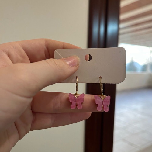 Butterfly earrings handmade
