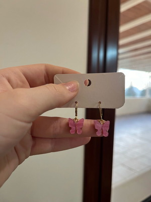 Butterfly earrings handmade