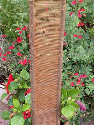 Antique wooden 10 dent heddle reed used, decorative rustic piece