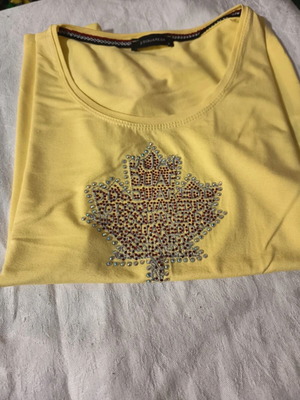 Dsquared2 women's blouse new, size small, yellow