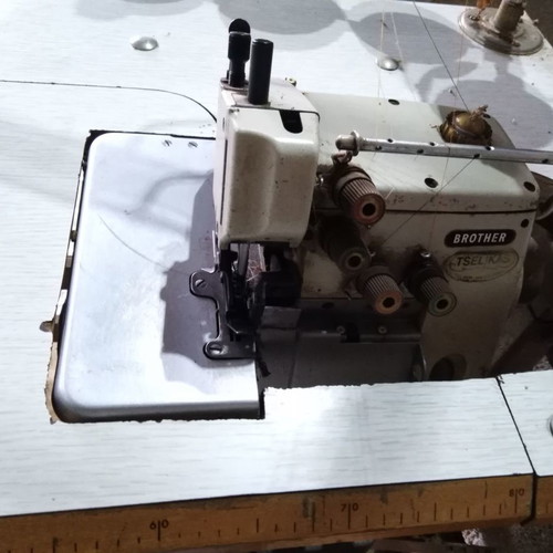 Brother five-thread overlock sewing machine used in excellent condition