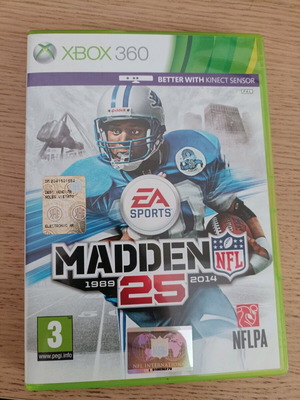 Madden 25 Xbox 360 μεταχειρισμένο σε μέτρια κατάσταση