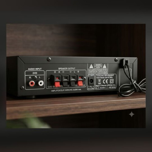 LTC Audio MFA1200USB-BT Stereo Karaoke Amplifier used, Bluetooth, USB, SD